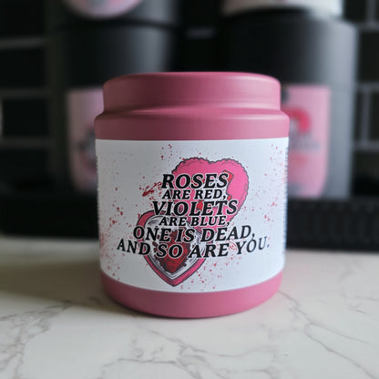 bloody valentine candle