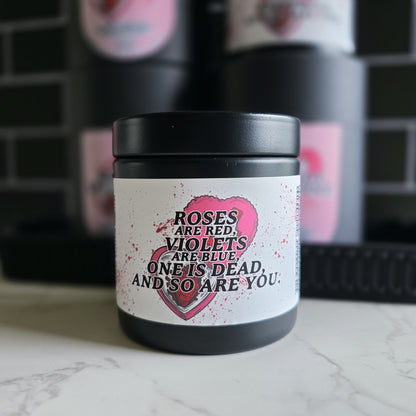 bloody valentine candle