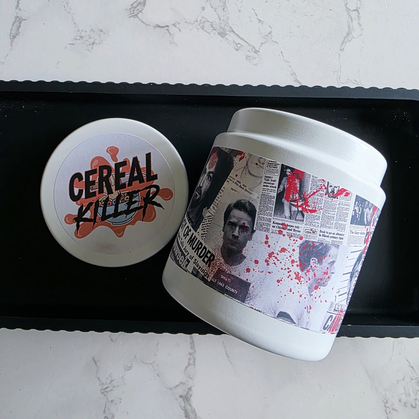 cereal killer wood wick candle