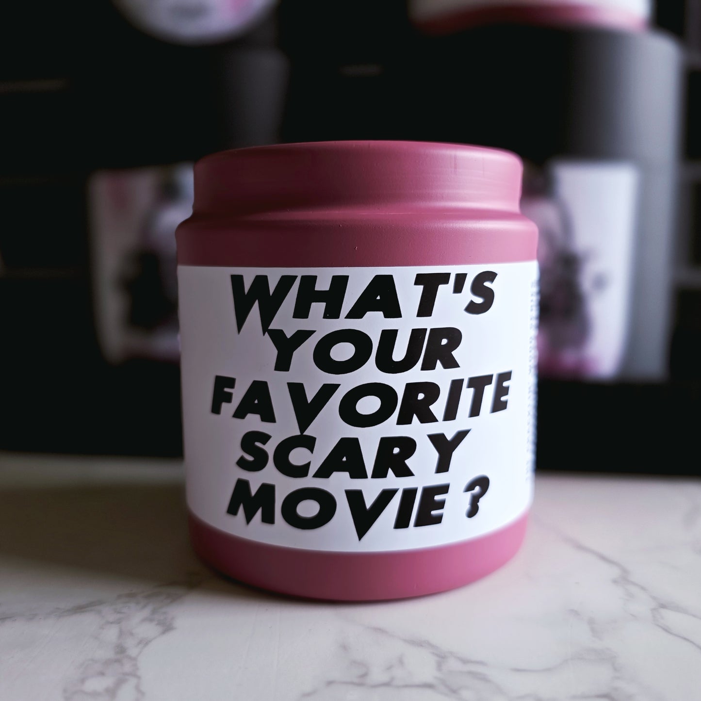 feelin' woozy here wood wick candle - scream