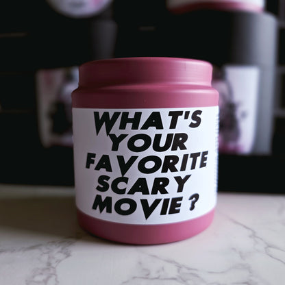 feelin' woozy here wood wick candle - scream