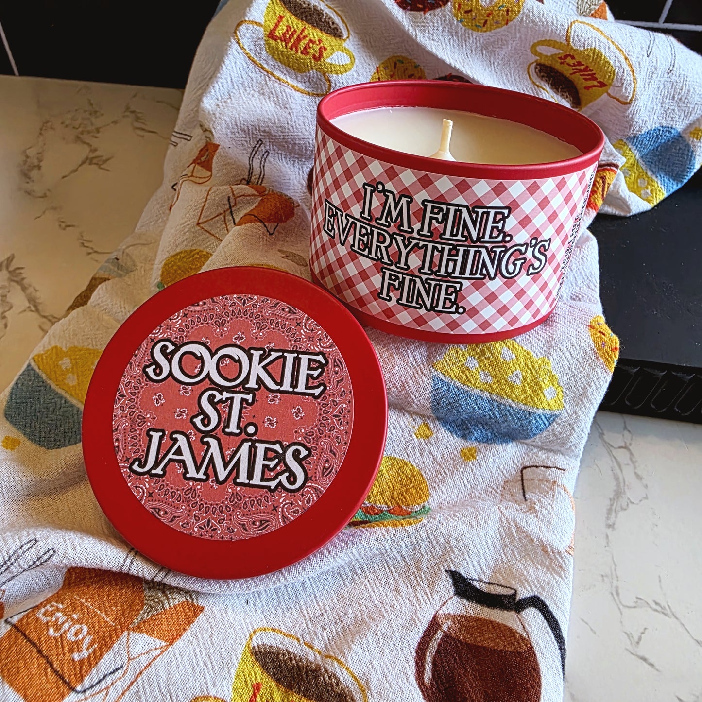 sookie st. james candle - gilmore girls inspired