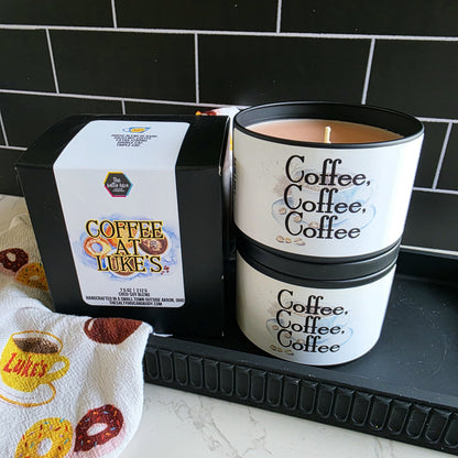 coffee at luke's candle - gilmore girls