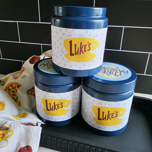 luke's pancakes wood wick candle - gilmore girls