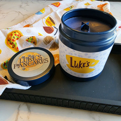 luke's pancakes wood wick candle - gilmore girls