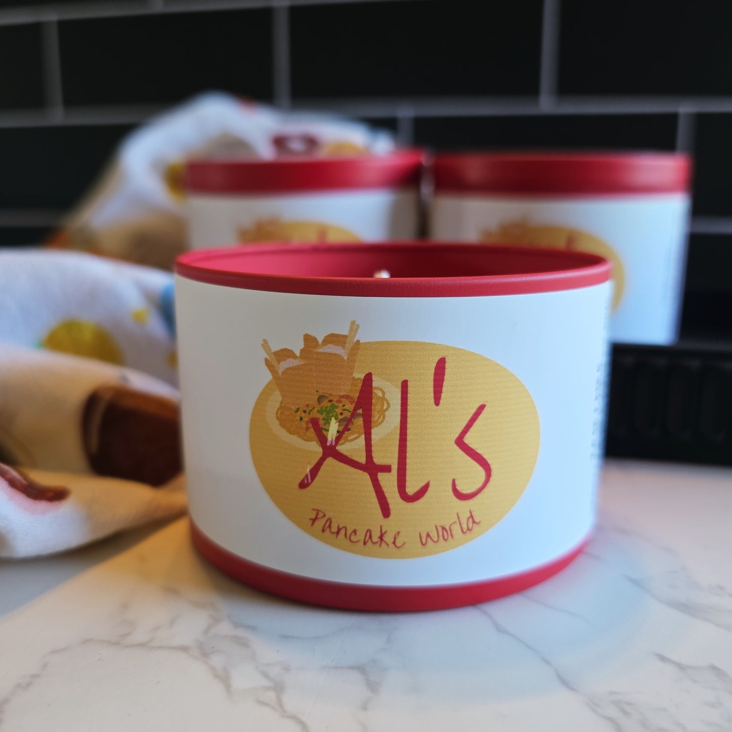al's pancake world candle - gilmore girls inspired