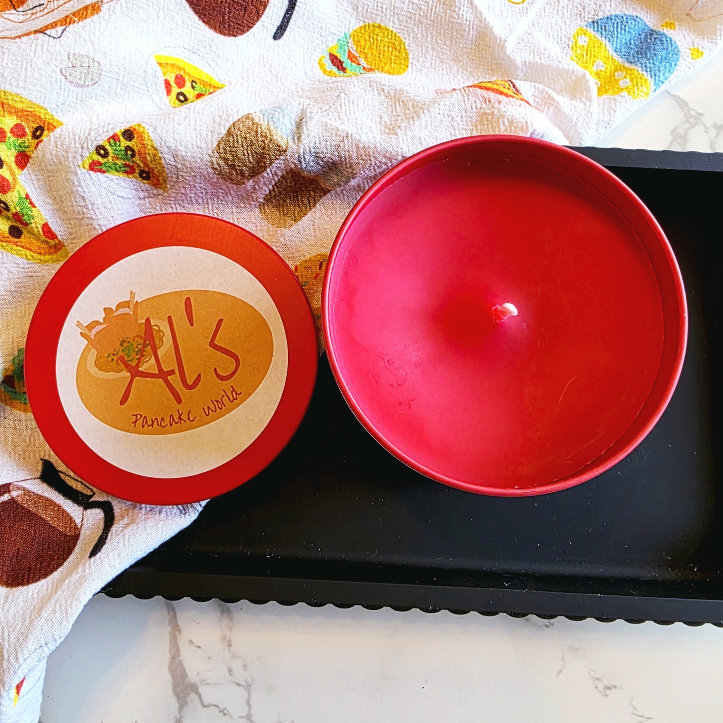 al's pancake world candle - gilmore girls inspired