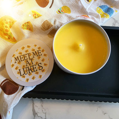 meet me at luke's candle - gilmore girls inspired