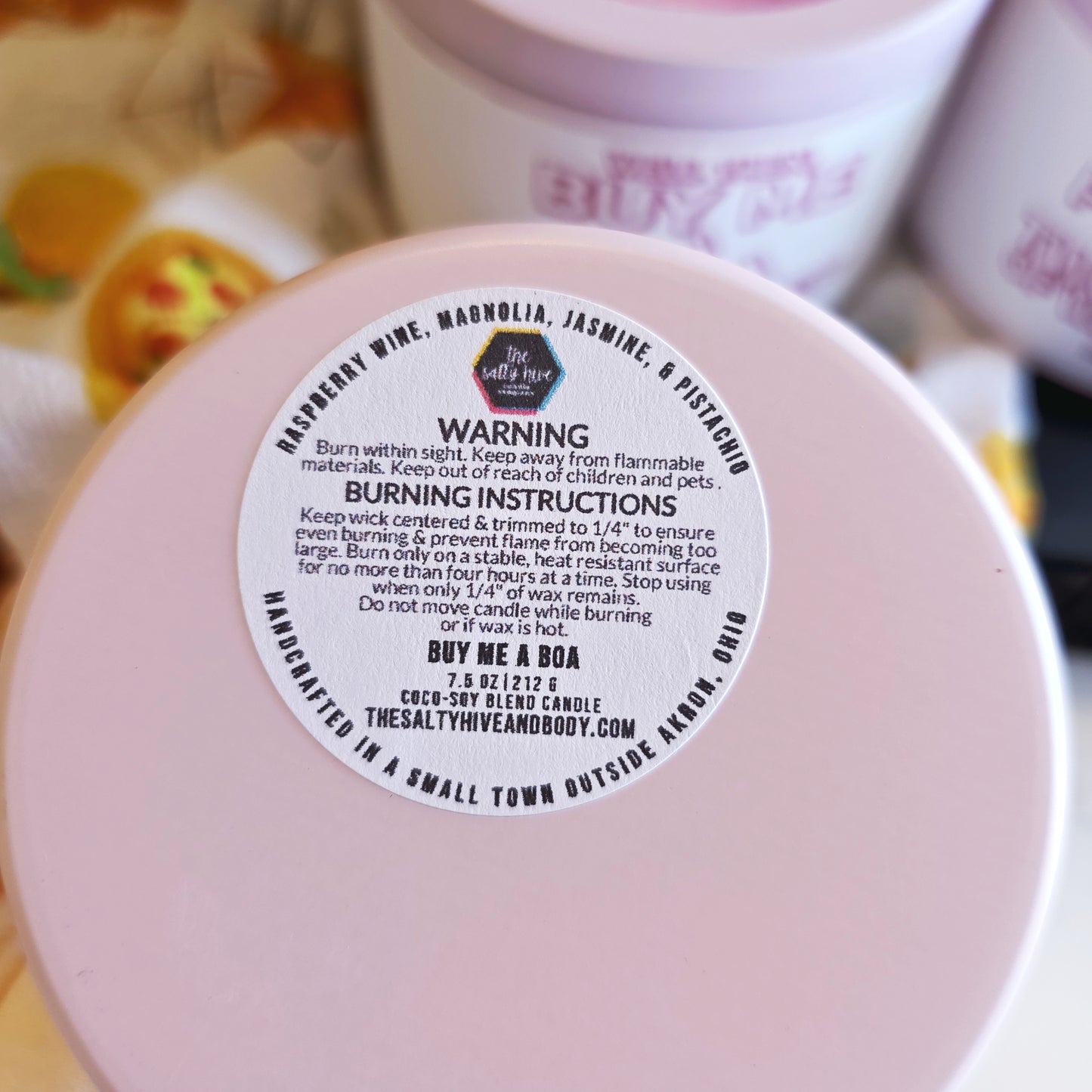buy me a boa candle - gilmore girls inspired