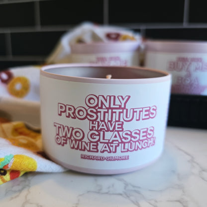 buy me a boa candle - gilmore girls inspired