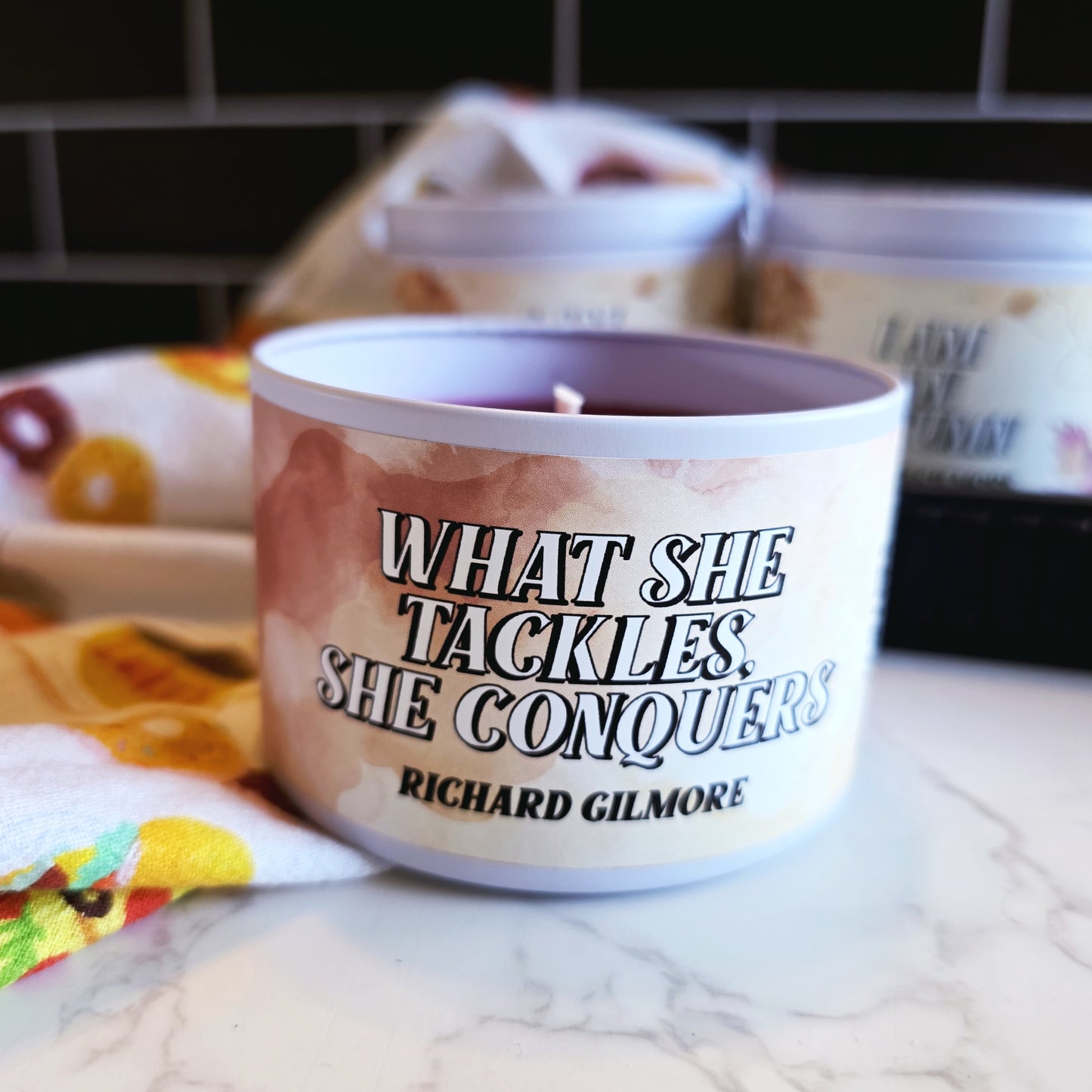 richard's study candle - gilmore girls inspired