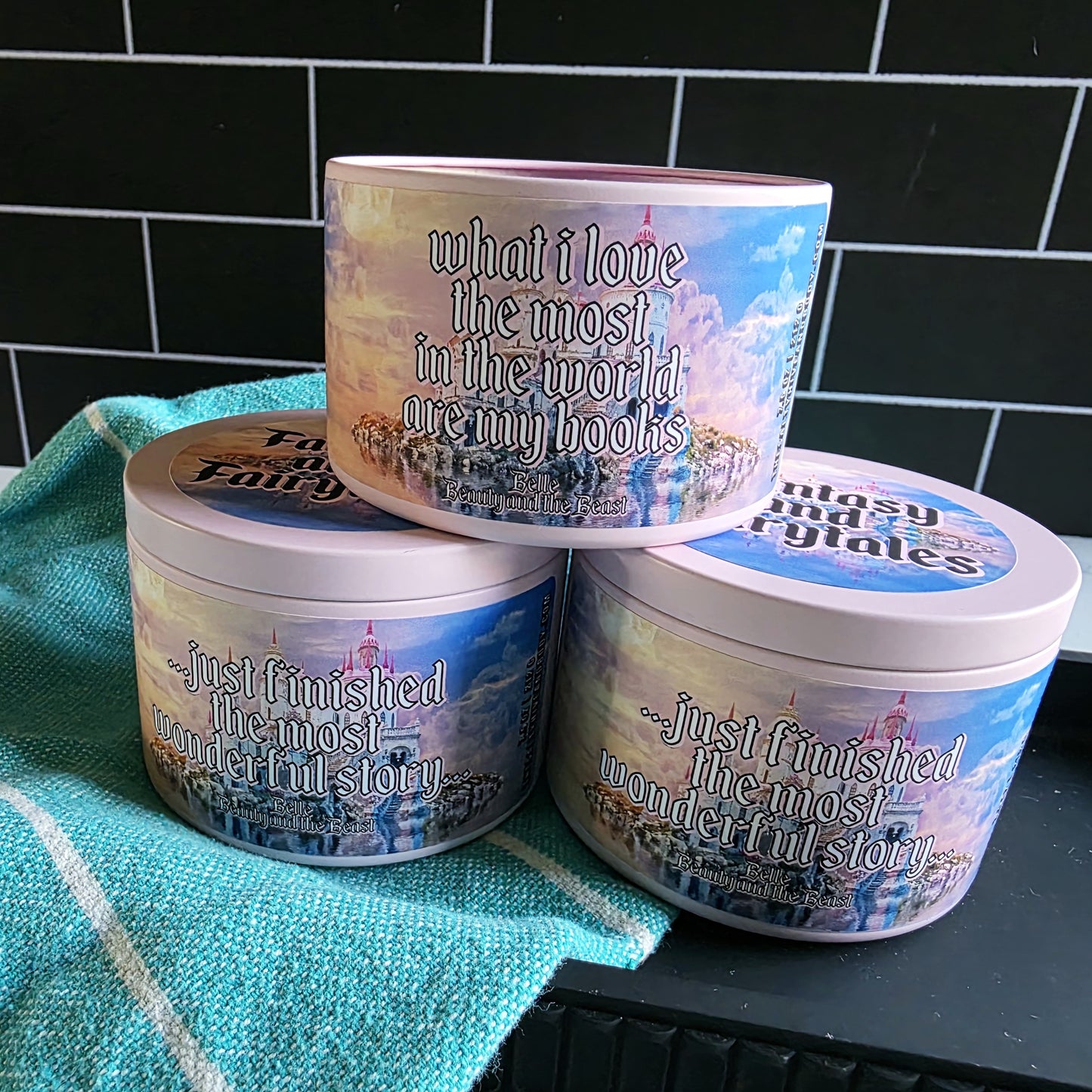 fantasy and fairytales candle