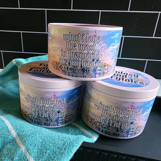 fantasy and fairytales candle