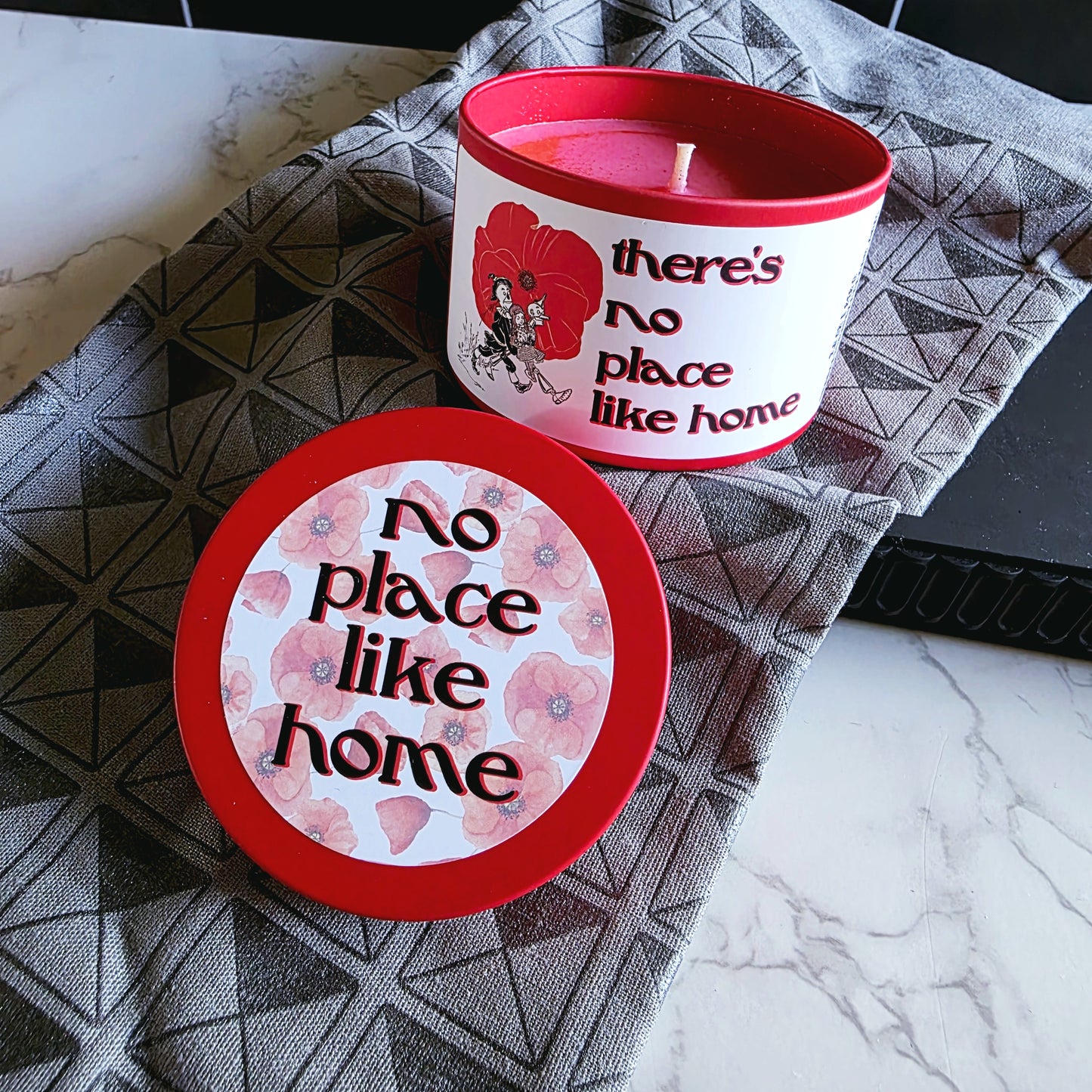 no place like home candle - wizard of oz