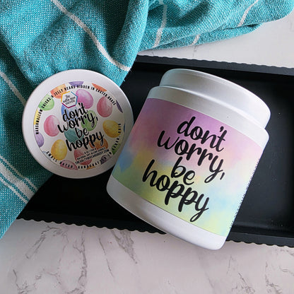 easter wood wick lux series candle