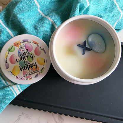 easter wood wick lux series candle