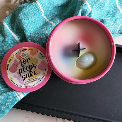 easter wood wick lux series candle