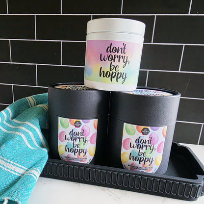 easter wood wick lux series candle