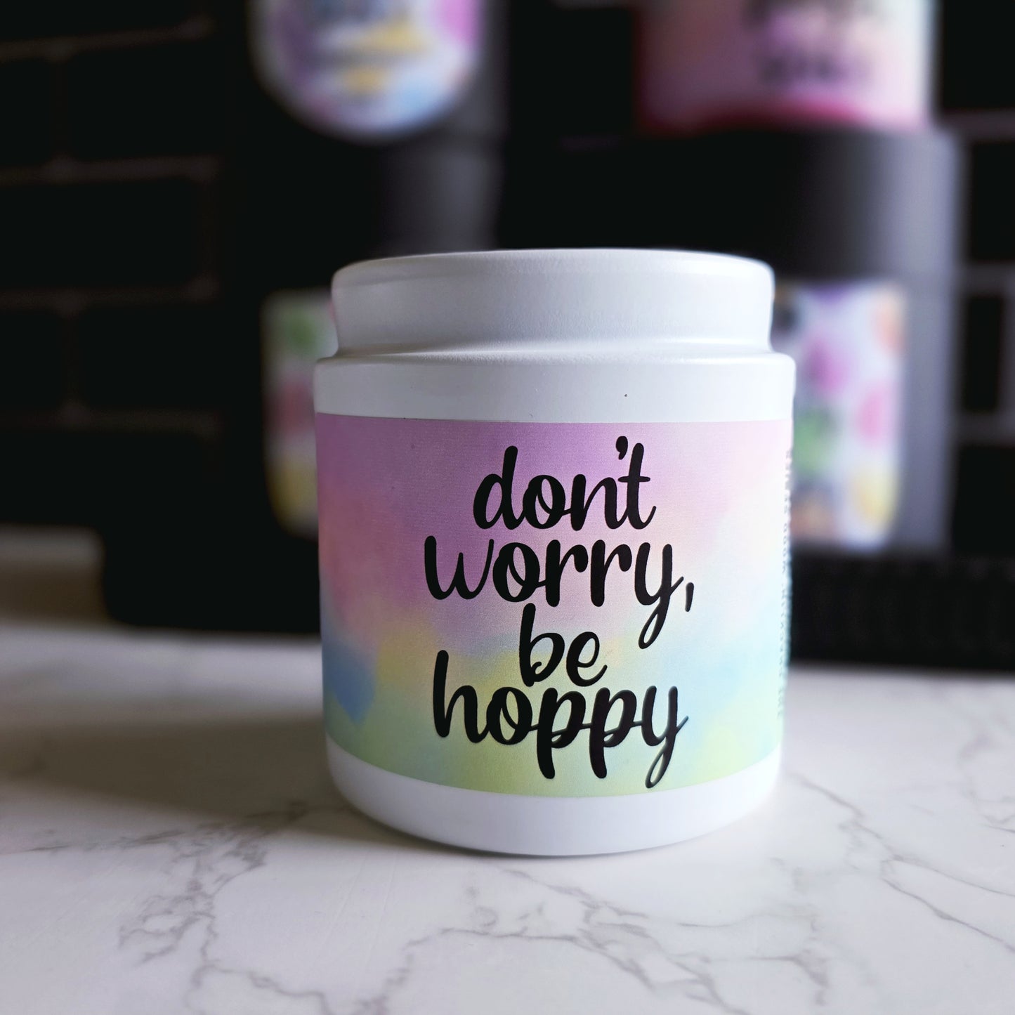 easter wood wick lux series candle