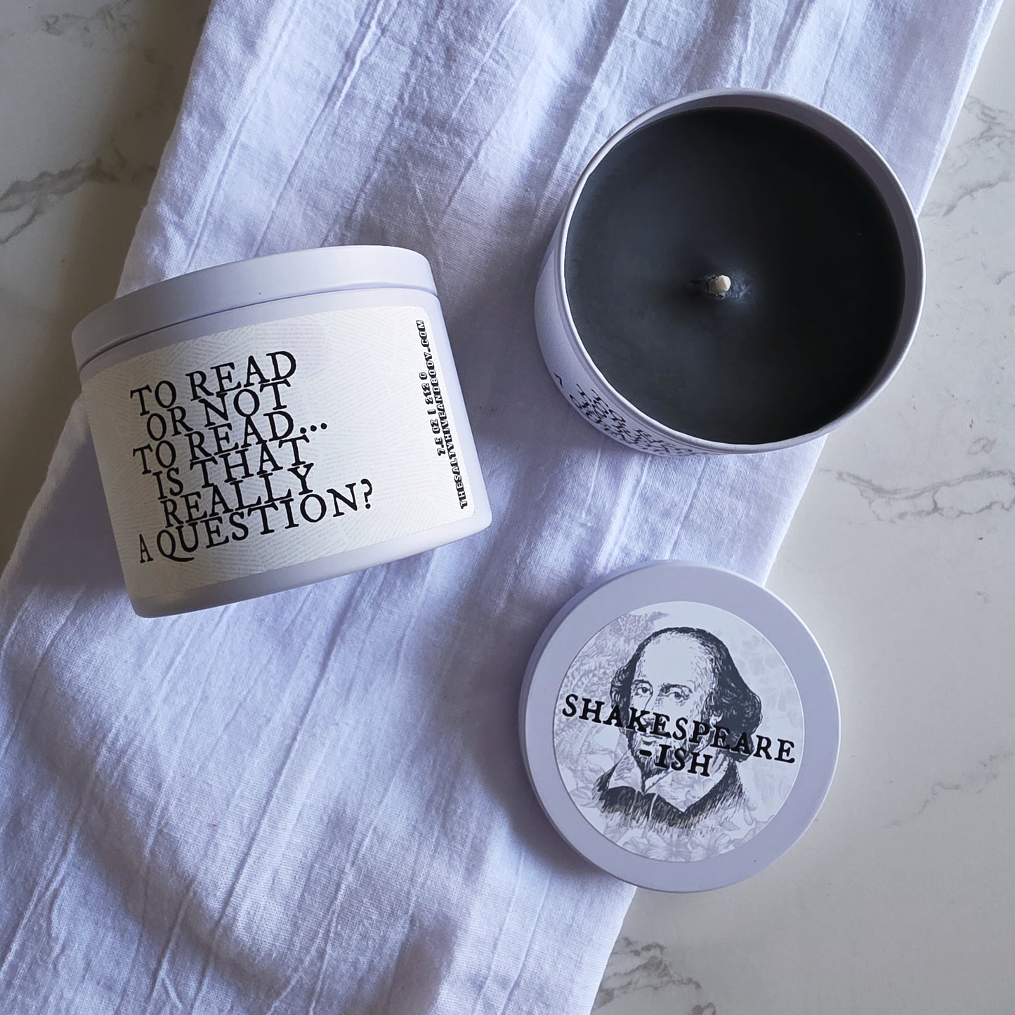 shakespeare-ish candle