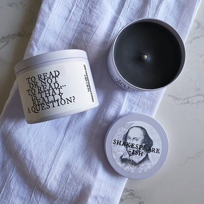 shakespeare-ish candle
