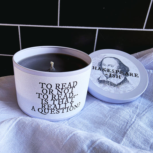 shakespeare-ish candle