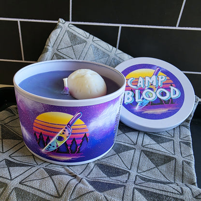 camp blood candle - friday the 13th