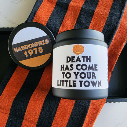 haddonfield 1978 wood wick candle