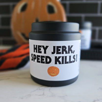 haddonfield 1978 wood wick candle