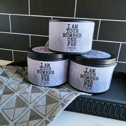 i'm your number one fan candle - stephen king's misery