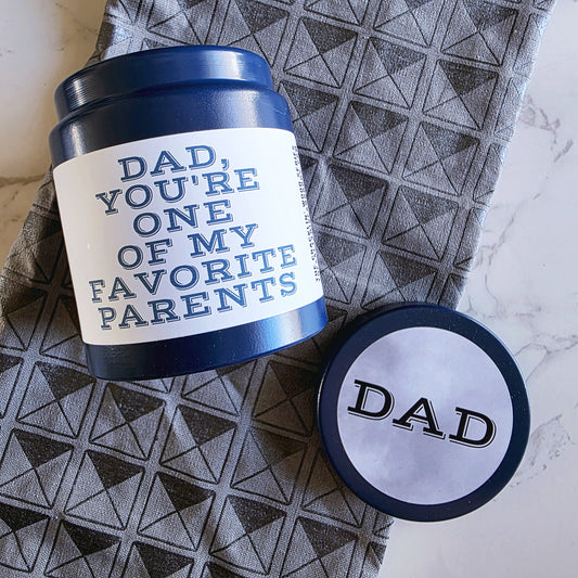 dad, you're one of my favorite parents wood wick candle - father's day/dad's birthday