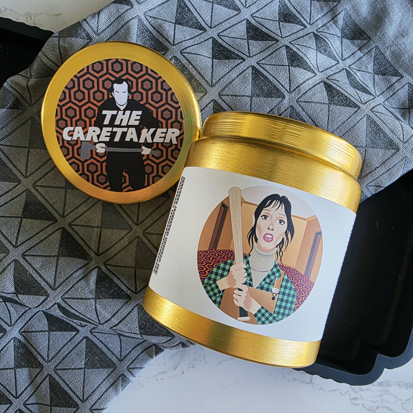 the caretaker wood wick candle - the shining