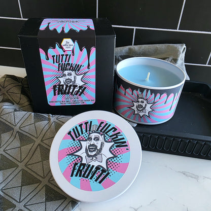 tutti fuckin frutti candle