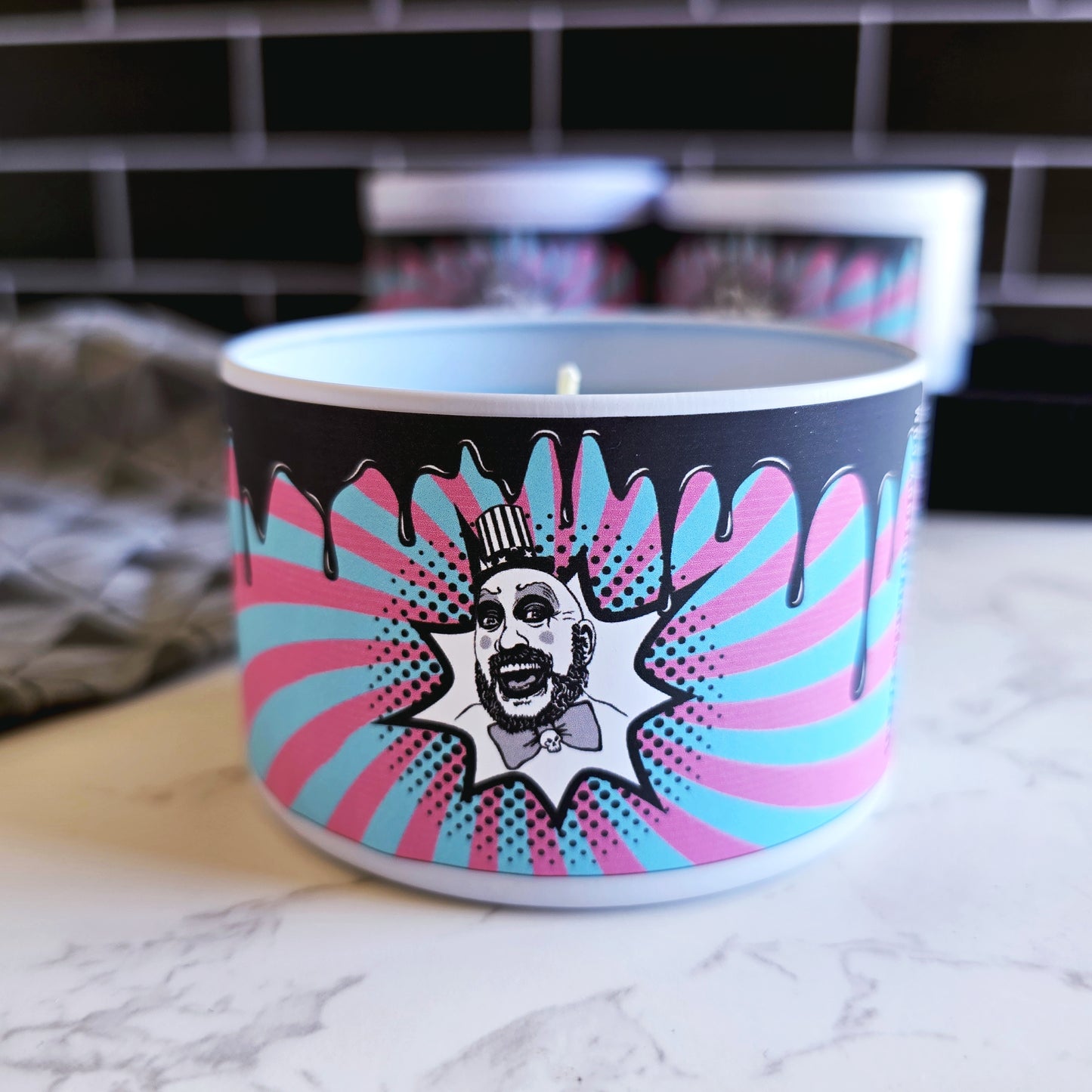 tutti fuckin frutti candle