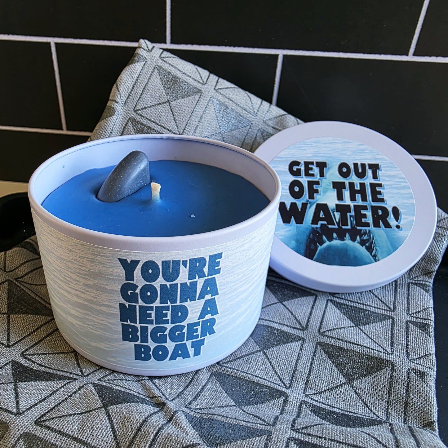 get out of the water candle - jaws