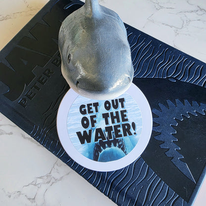 get out of the water candle - jaws