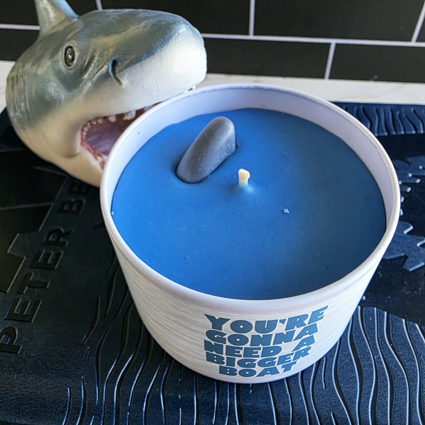 get out of the water candle - jaws