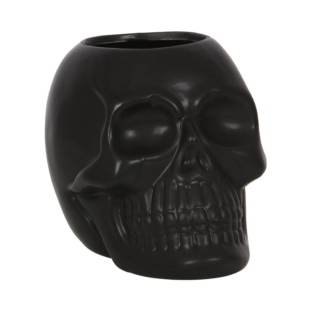 skull toothbrush/pen holder