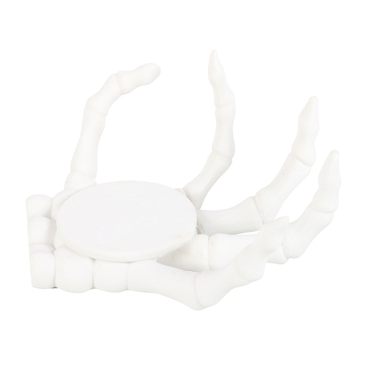 skeleton hand candle holder