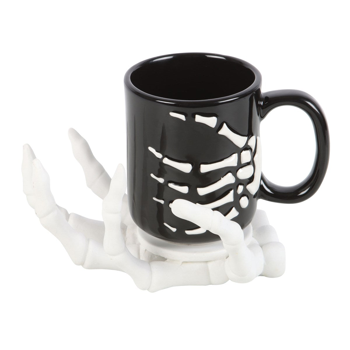 skeleton hand candle holder