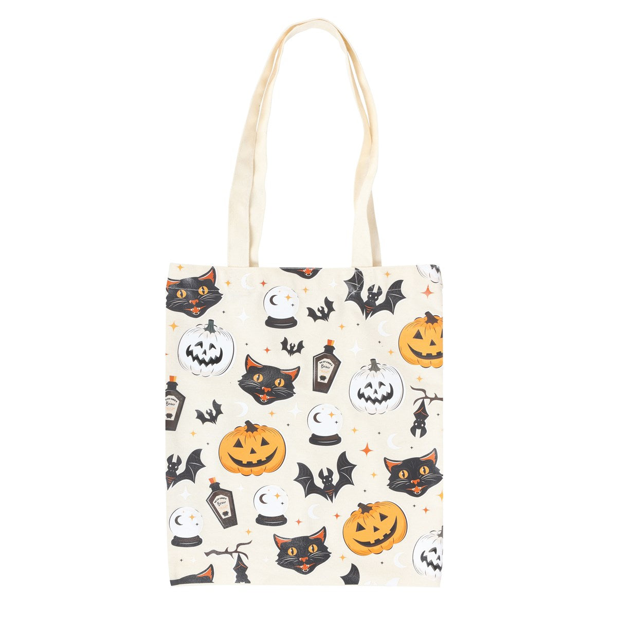 vintage halloween tote bag