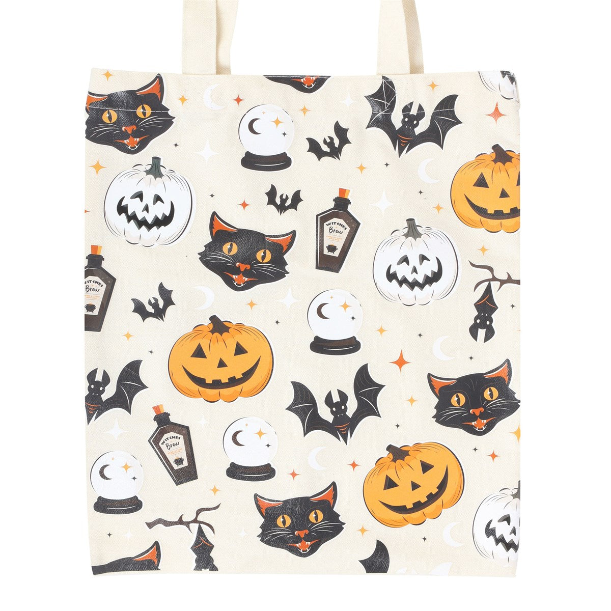 vintage halloween tote bag