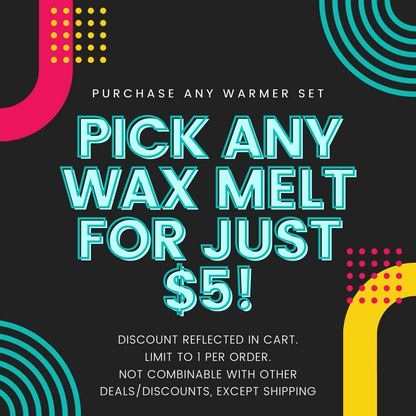 skull wax warmer starter set