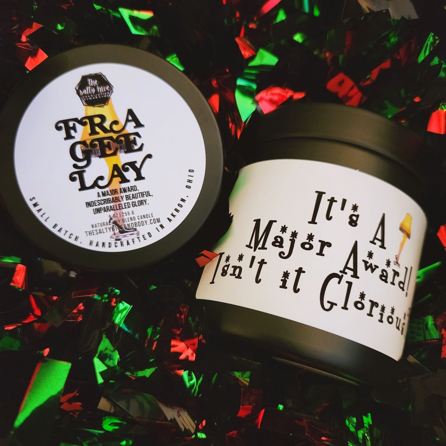 fra-gee-lay candle - the cracklin' wood lux series - a christmas story