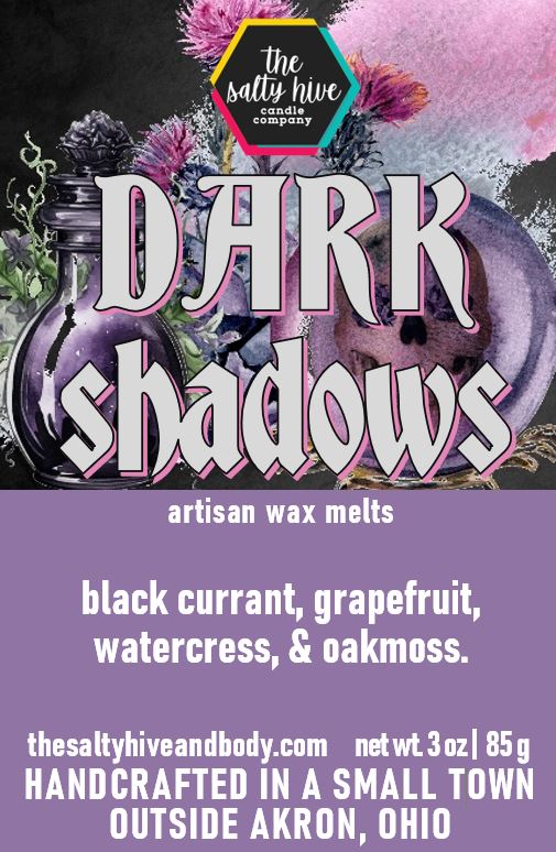 dark shadows wax melts