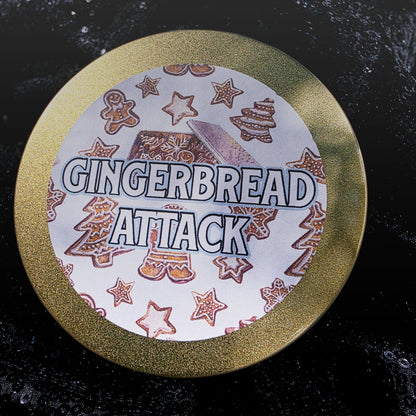 gingerbread attack candle