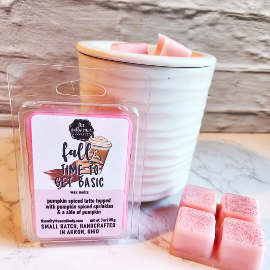 fall: time to get basic wax melts - the salty hive