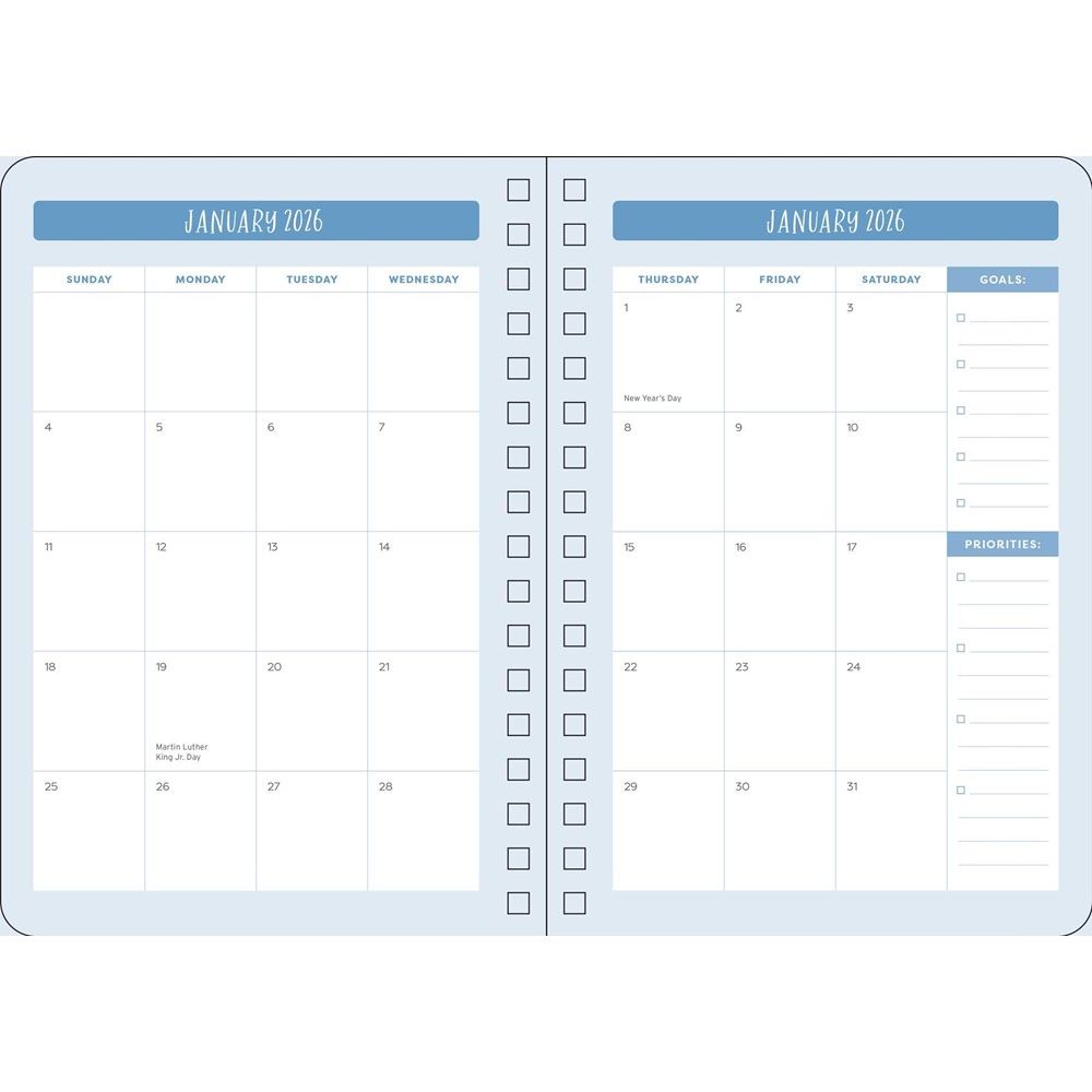 2026 gilmore girls 13-month weekly planner