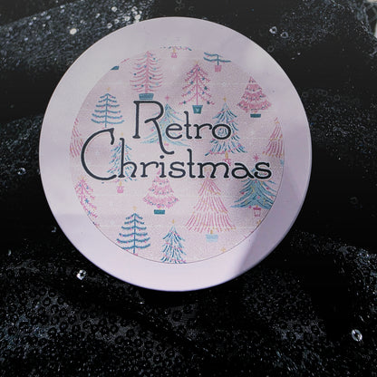 retro christmas candle