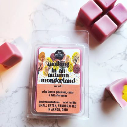 walking in an autumn wonderland wax melts - the salty hive